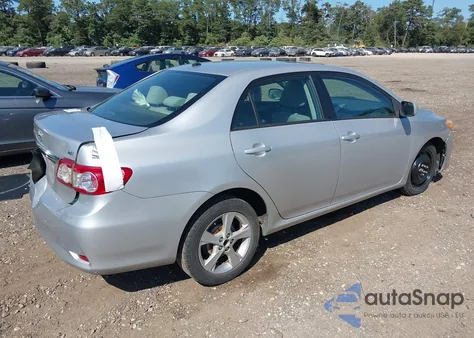 2011 Toyota Corolla Le z USA, uszkodzony, nr VIN 2T1BU4EE5BC619632